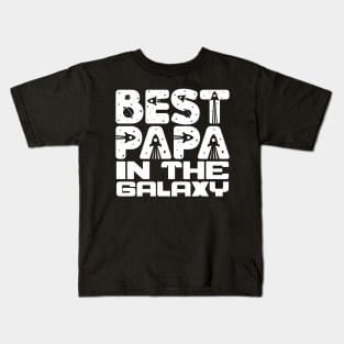 Best Papa In The Galaxy Kids T-Shirt